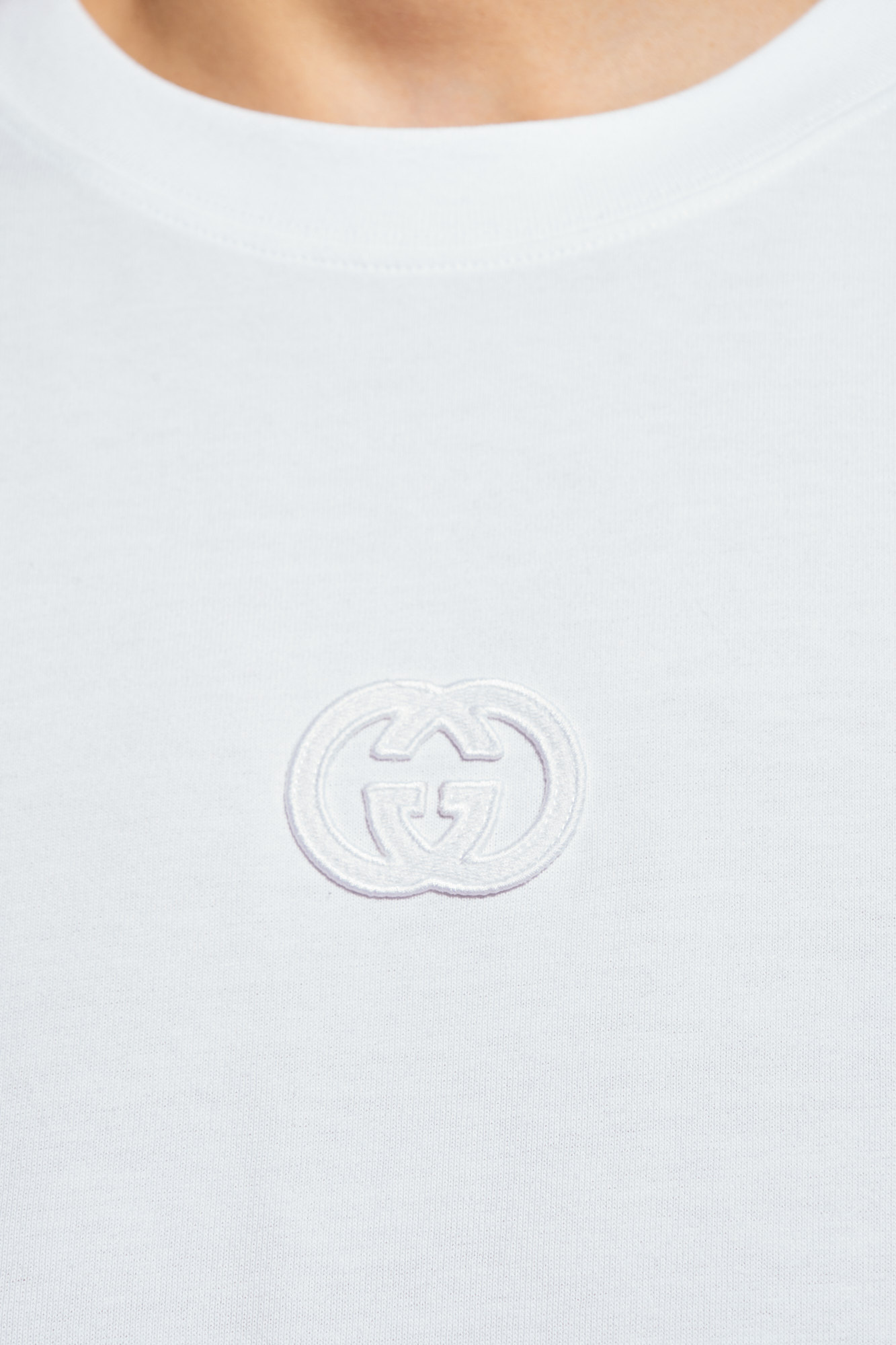 White T-shirt with logo Gucci - Vitkac Canada